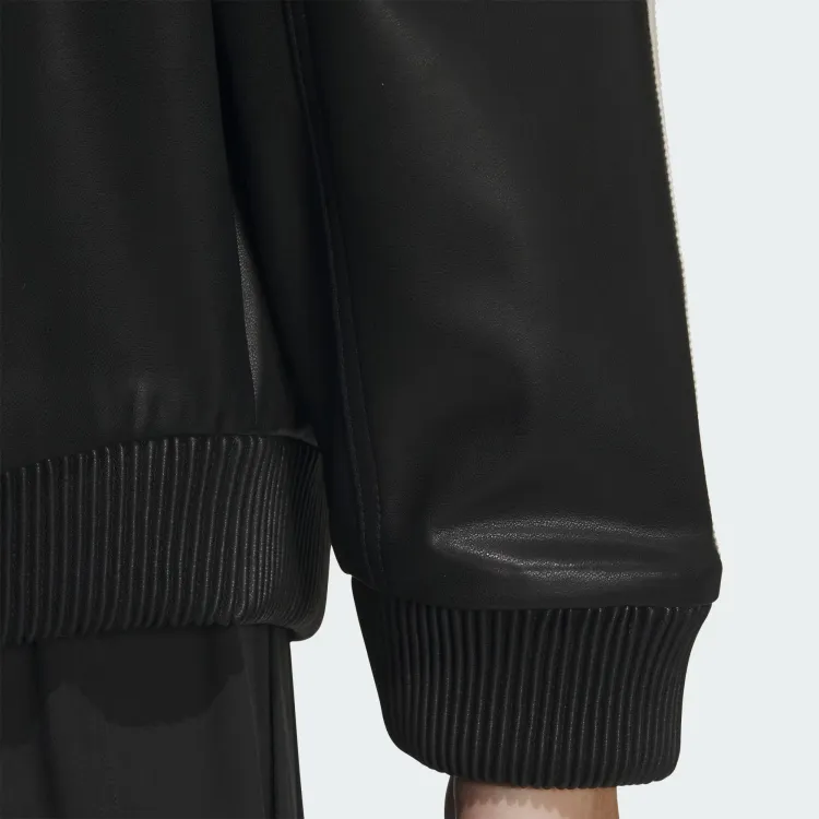 Adidas Originals x FEIFEI RUAN FW23 Leather Jacket Unisex Black M Adidas Originals x FEIFEI RUAN FW23 Leather Jacket Unisex Black M