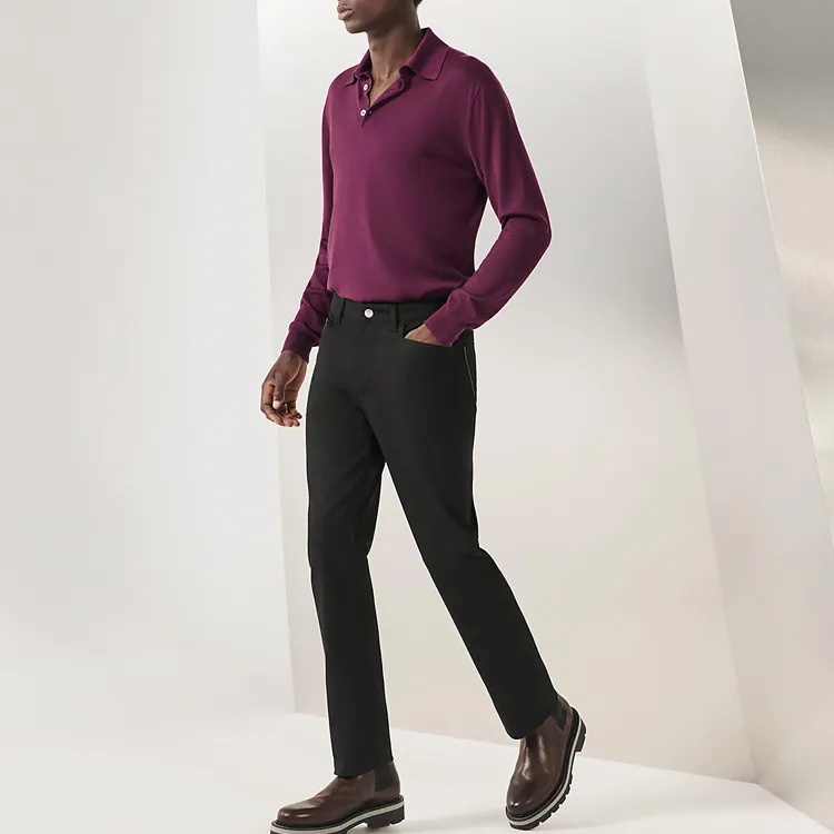 HERMES Jeans Men Black-2