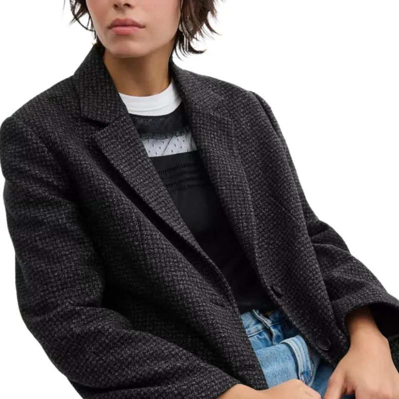 COACH FW24 Business Suit Coat Women's Black-3