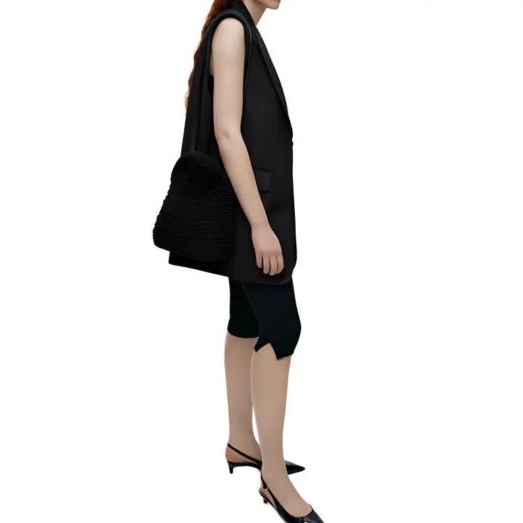 ARKET Polyester Shoulder Bag Crossbody Bag Handbag Mini Women's Black-6
