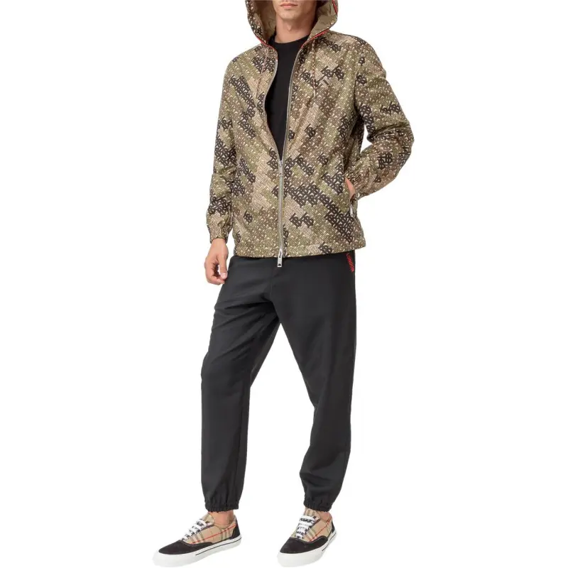 Burberry Jackets Coats Men's Olive Green-2