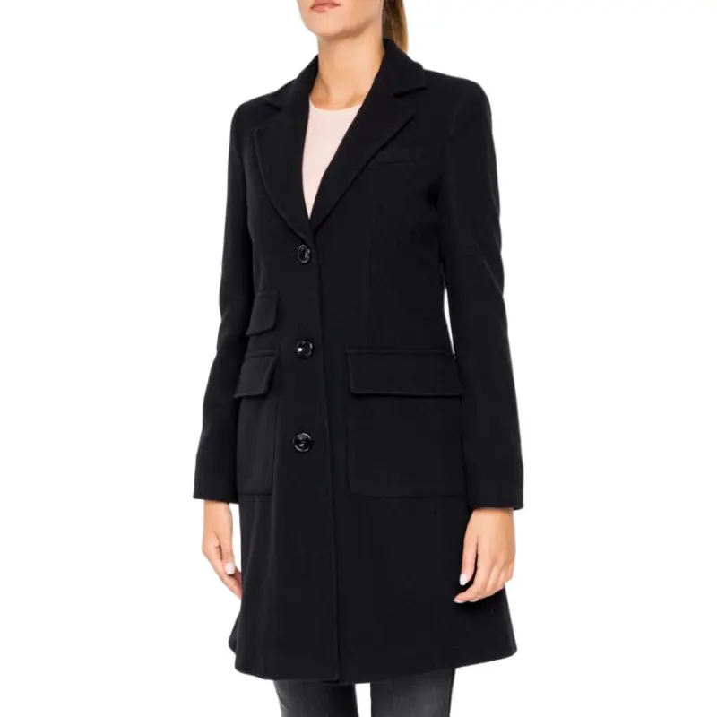 EMPORIO ARMANI Coats Women's Black-3