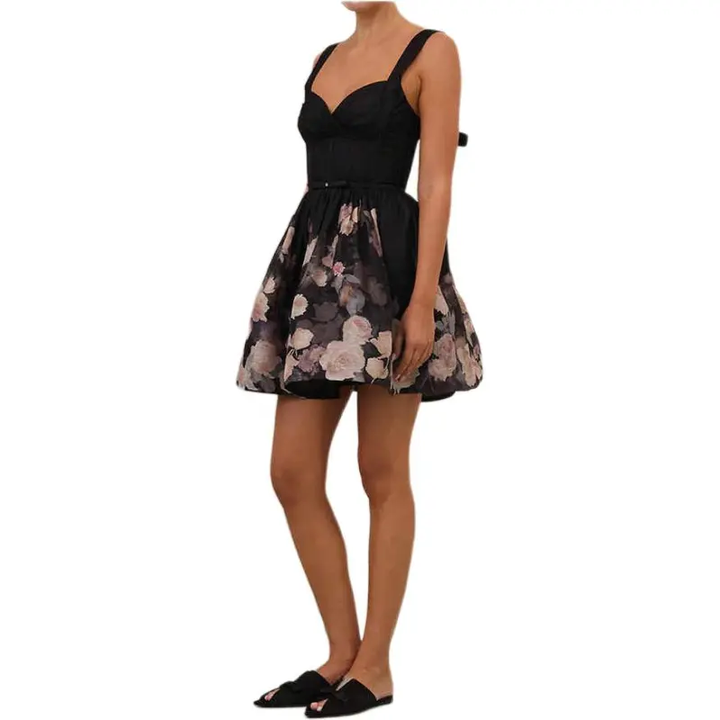 Zimmermann SS25 Slip Dresses Women's Black-3