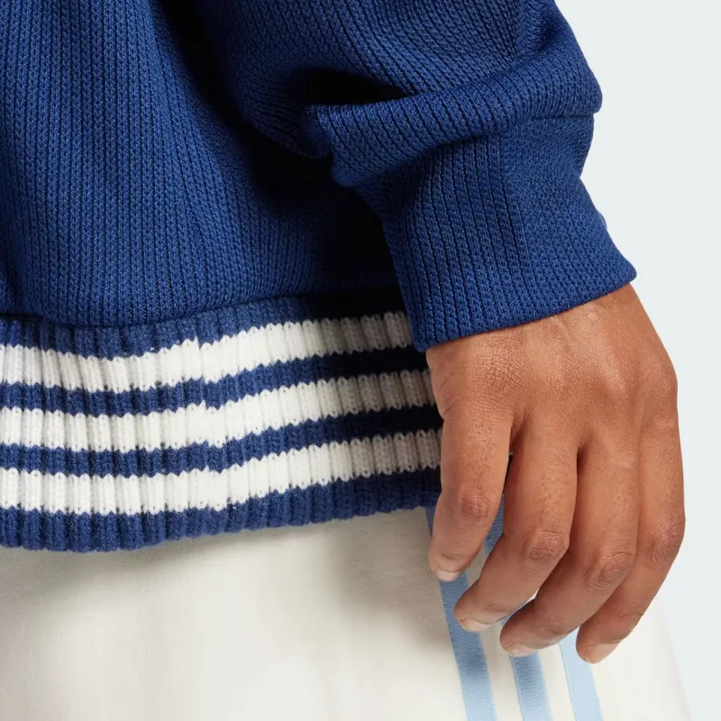 Adidas Originals Cardigan Knitwear Women's Dark Blue-4
