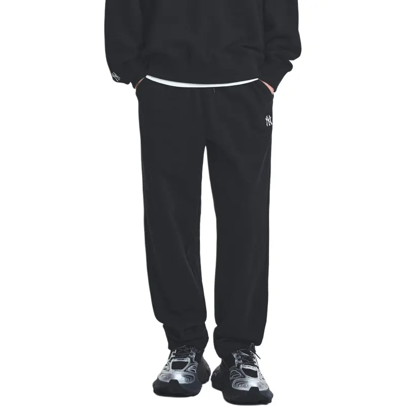 MLB New York Yankees Knitted Sports Pants Women's Black-3