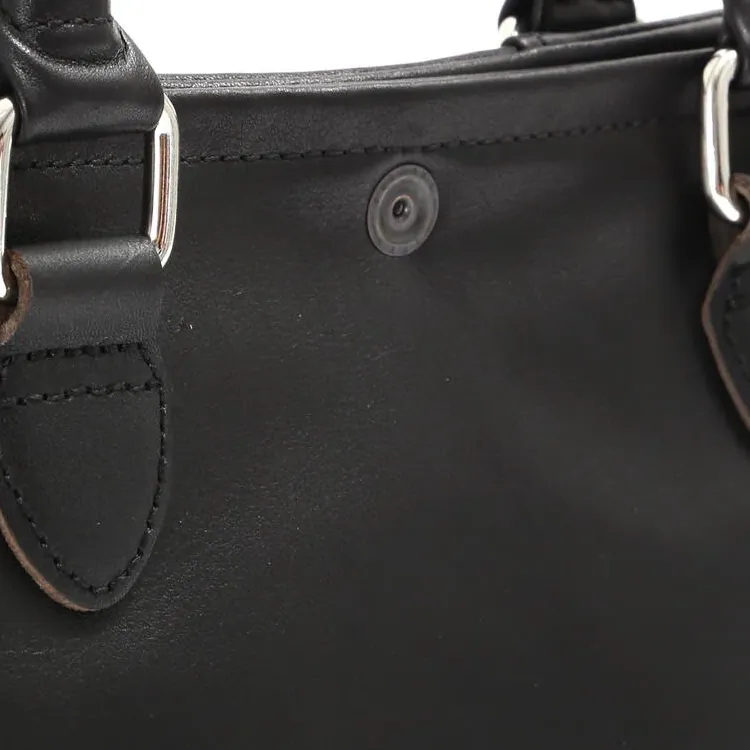 Schott N.Y.C. Cow Leather Tote Bag, Shopping Bag, Handbag Mini Men's Black-5