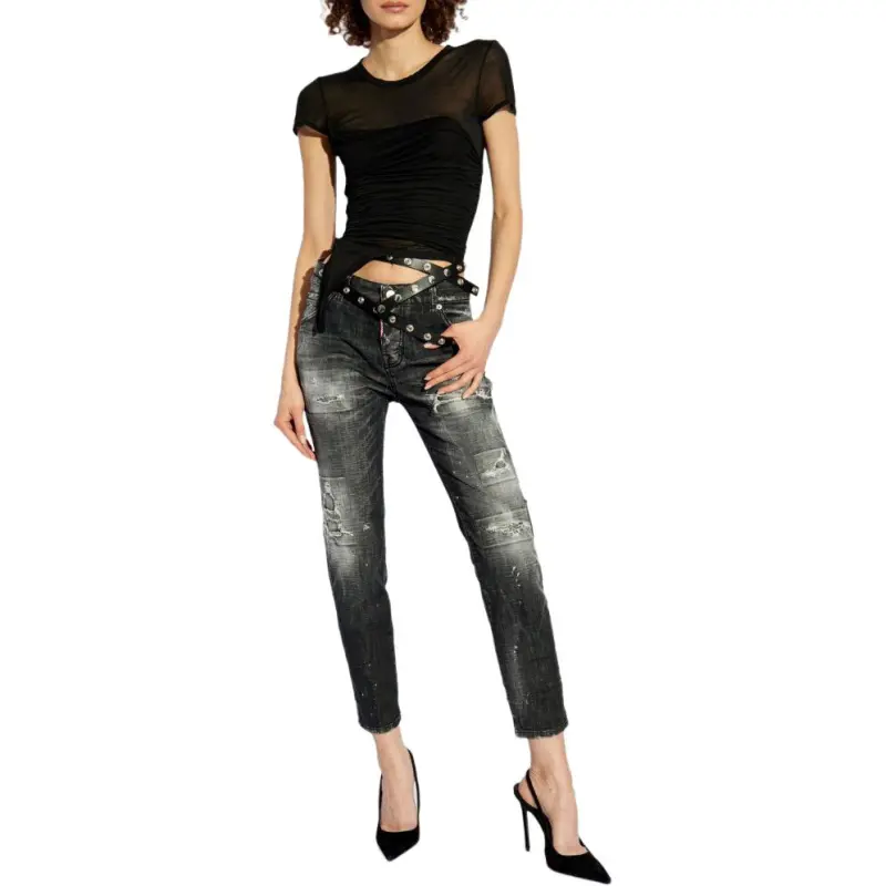 DSQUARED 2 Distressed Skinny Jeans-1