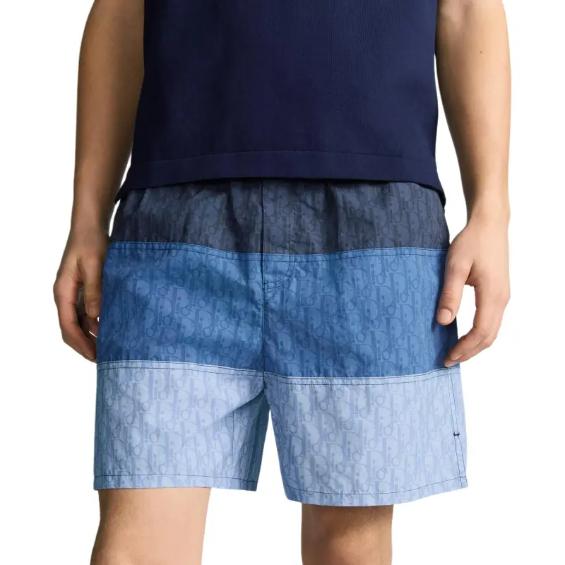 DIOR FW25 Swimming Shorts Men's Blue-1