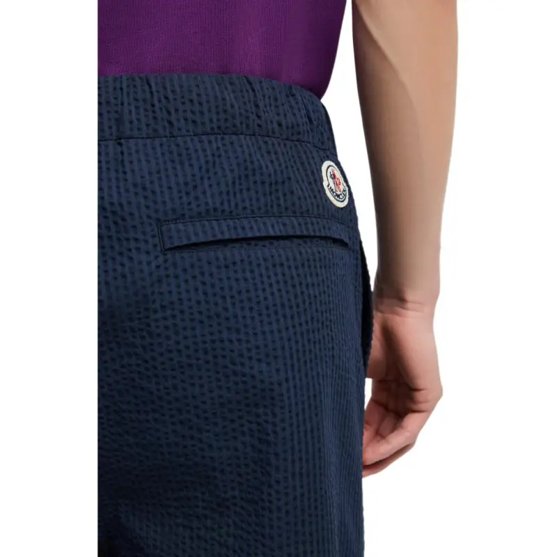 Moncler SS25 Casual Shorts Men's Dark Blue-4