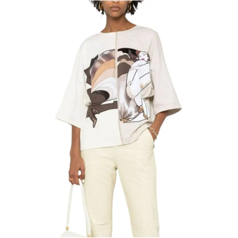 FENDI T Shirts Women's White-1