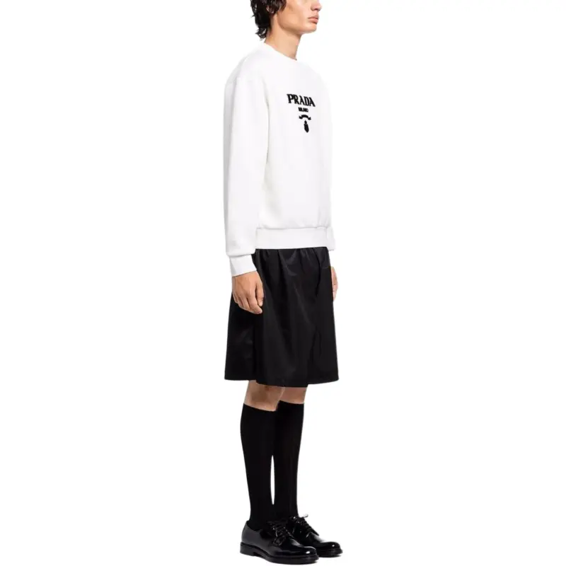 PRADA Sweatshirts Men White-3