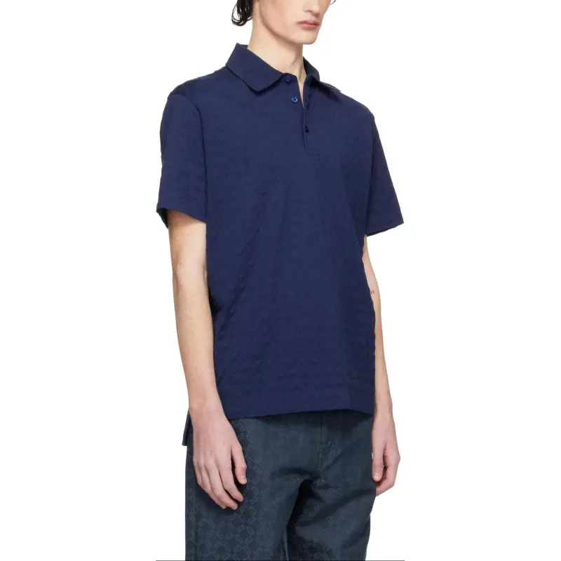 Givenchy 4G Jacquard Short Sleeved Polo Shirt-1