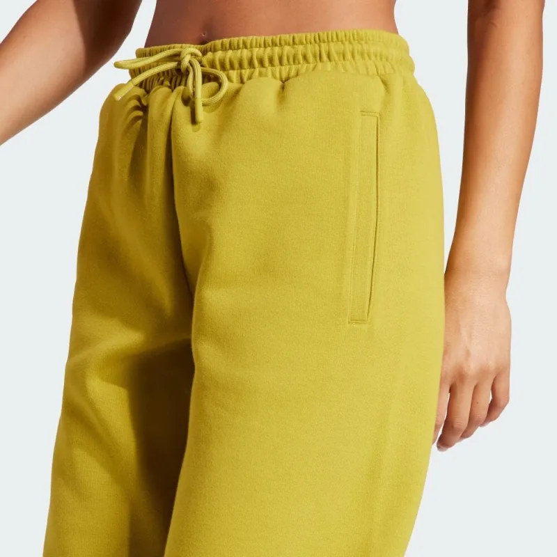 Adidas Stella McCartney Knitted Sports Pants Women's Yellow-4