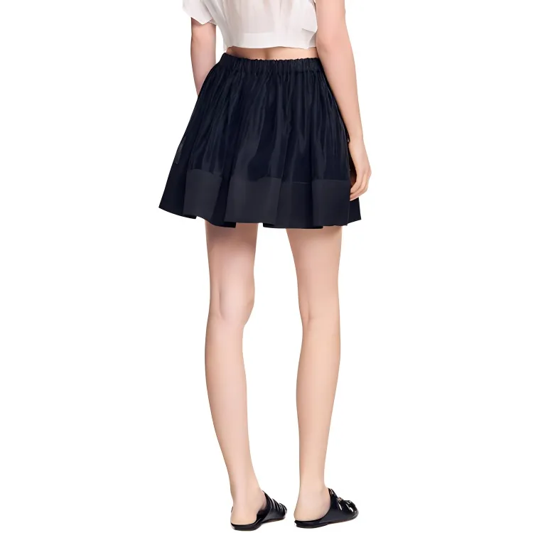 Sandro Flared Mini Skirt-1