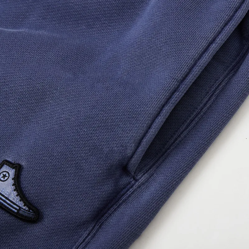 Converse Sneaker Patch Pant Knitted Sweatpants Men Navy Blue-3