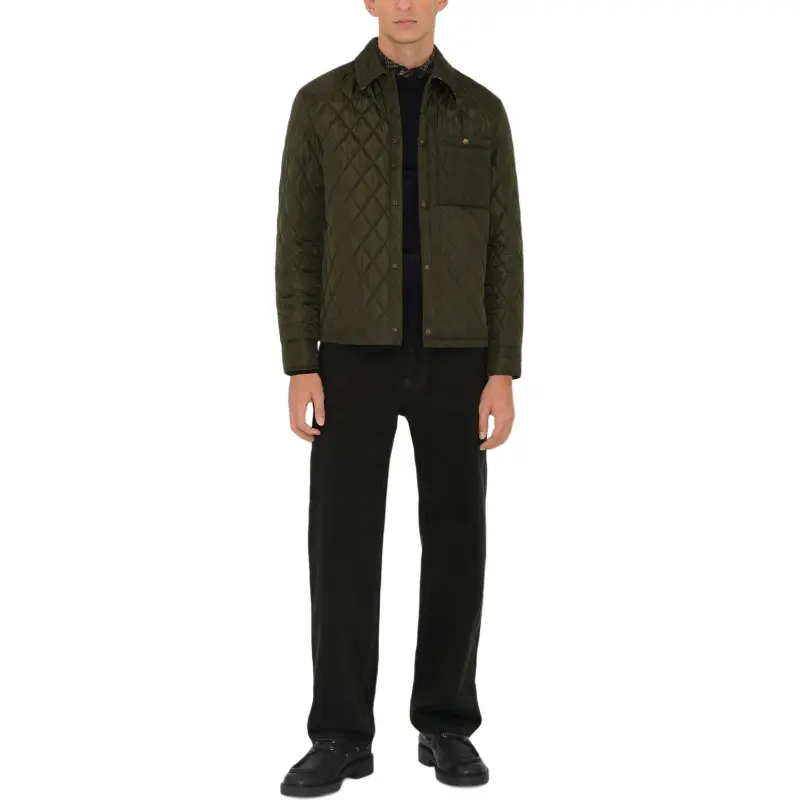 Burberry Long Sleeved Quilted Padded Jacket-1