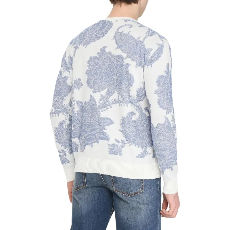 ETRO Floral Jacquard Crewneck Jumper-4