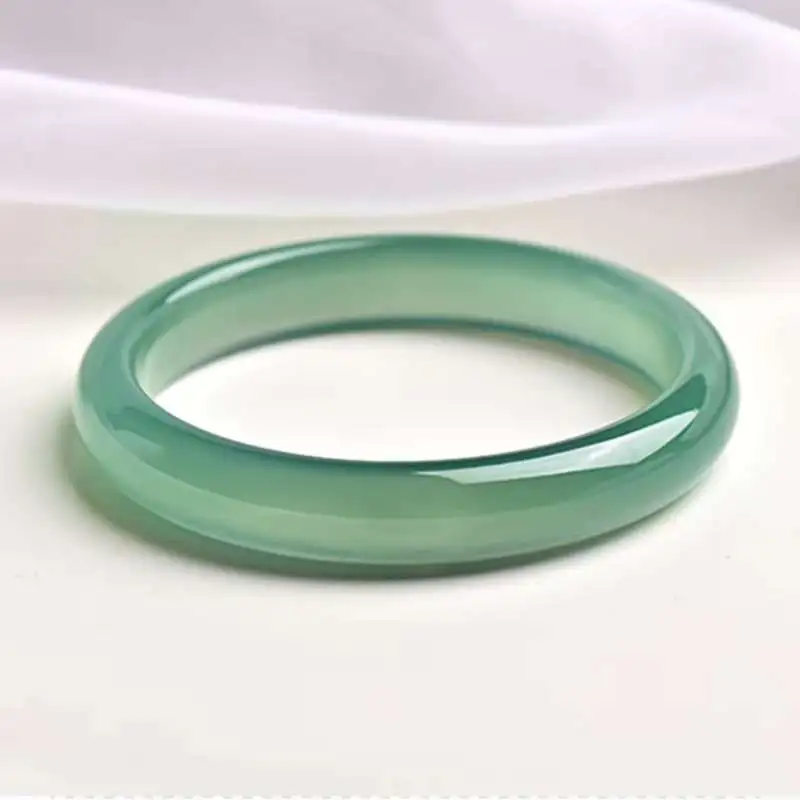 Grace Chalcedony Jade Bangles Women's-4