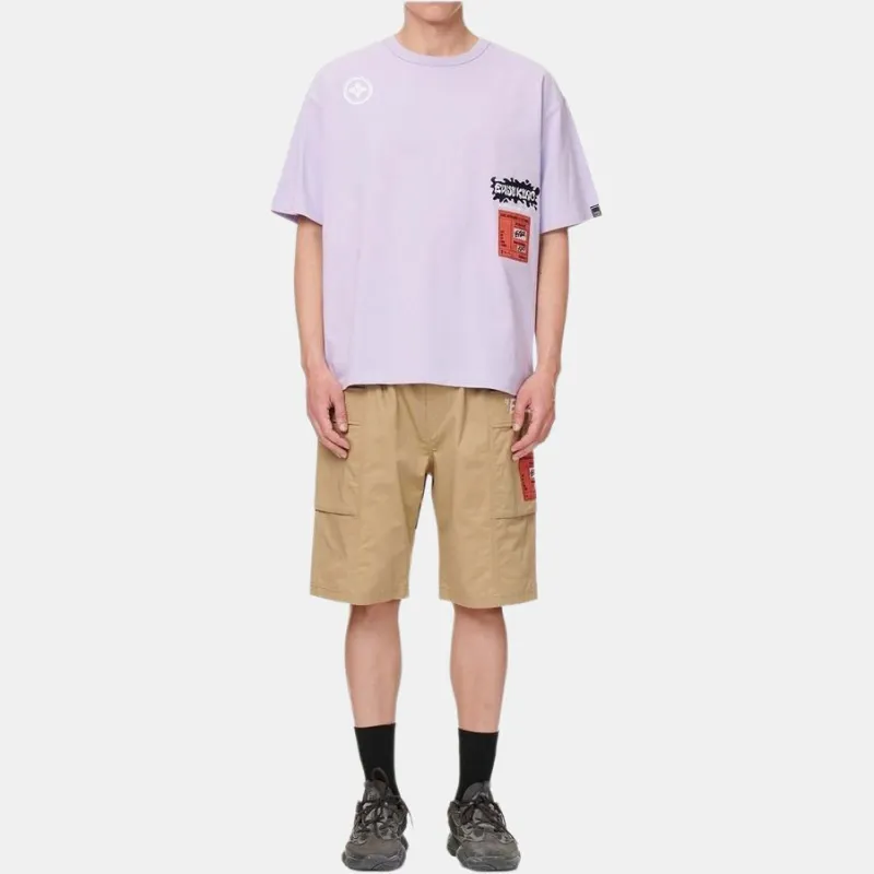 EVISU SS21 T Shirt Men's Light Purple-2