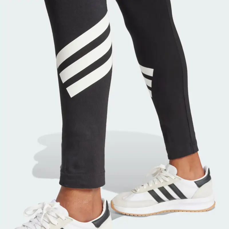 Adidas Women's Future Icons 3 Stripes Leggings Black-4