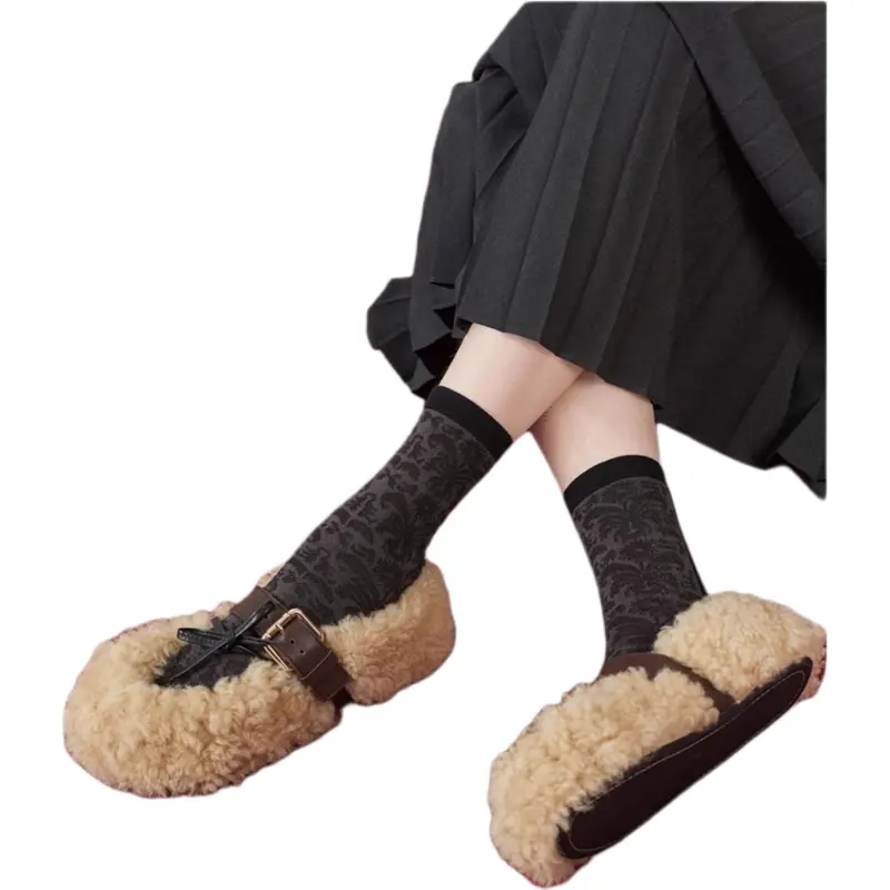ALMOND ROCKS Women's Mid Calf Socks-5