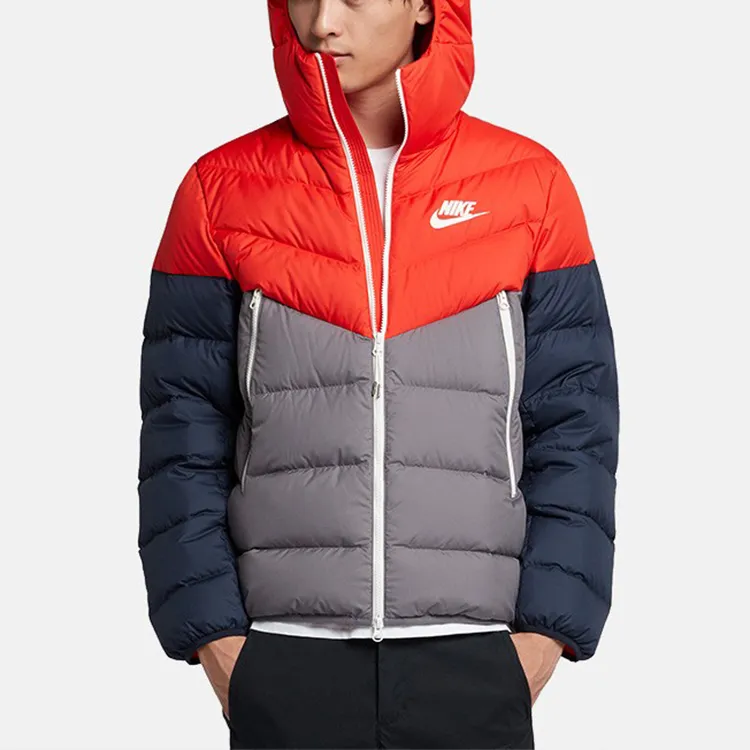 Nike Down Jackets Men Red Blue Gray Multicolor-3