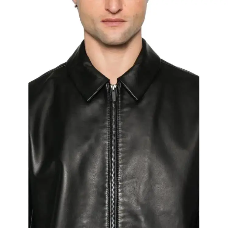 Calvin Klein Leather Shirt Jacket-4