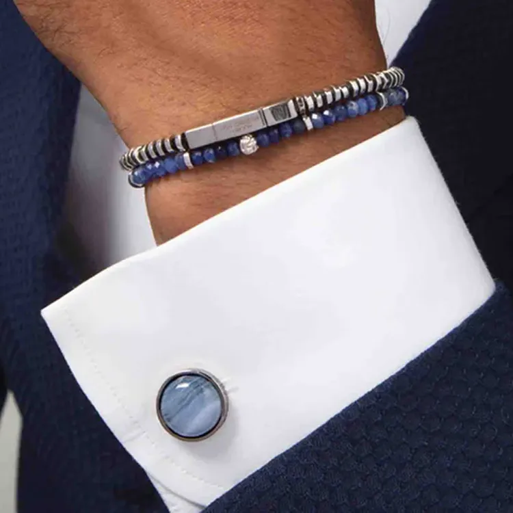 TATEOSSIAN Engraved Logo Cufflinks-3