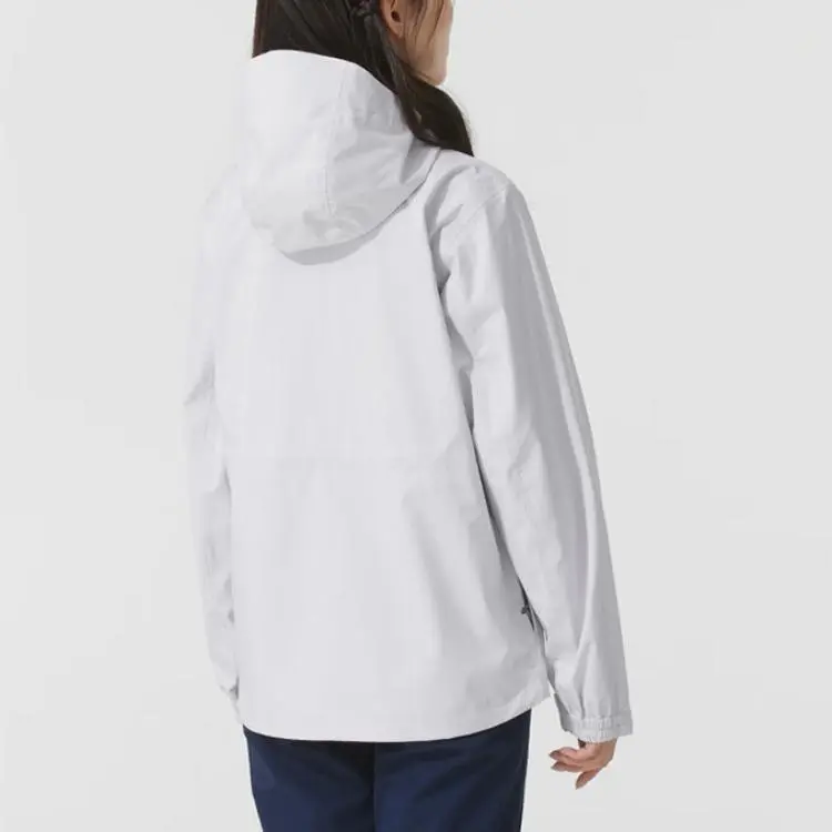 Columbia SS24 Water-Resistant Windproof And Rainproof Windbreaker Jacket Women's Silver-4