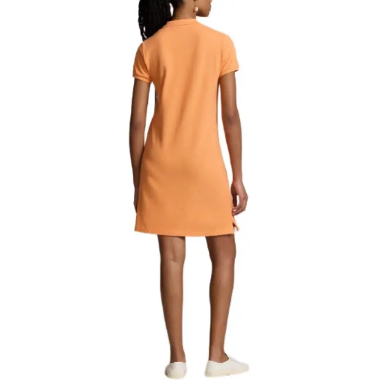 Polo Ralph Lauren Short-Sleeved Dresses Women's Light Orange-3