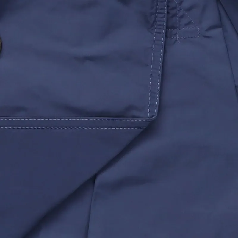 Burberry Trench Coat Men's Dark Blue-4