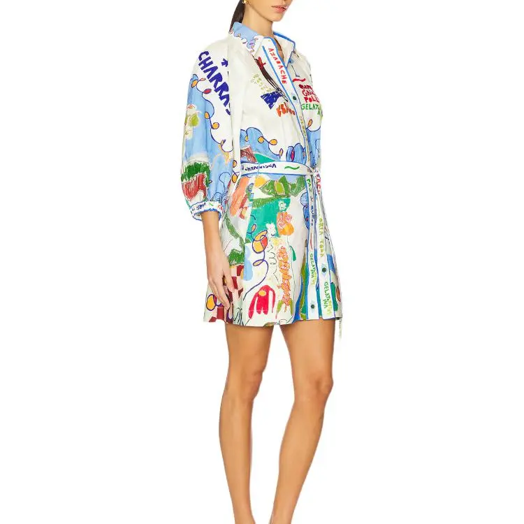 ALEMAIS Nadia Mini Dress-3