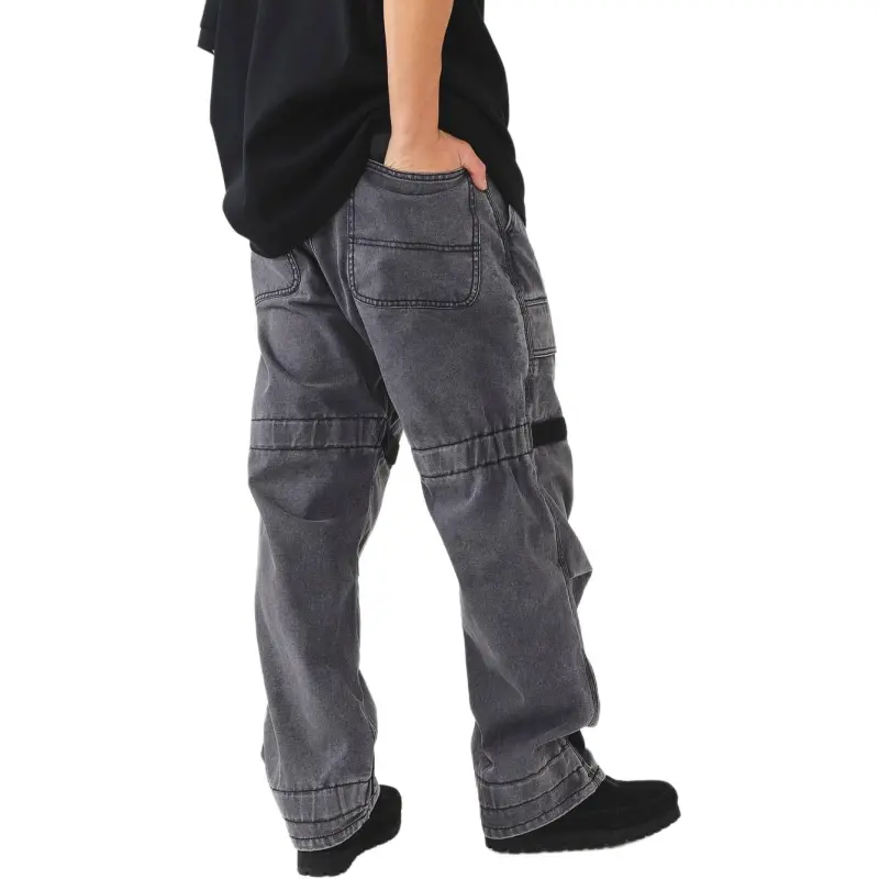 Beams Casual Pants Men Black-4