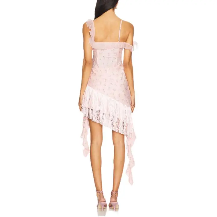 FOR LOVE & LEMONS Slip Dress Women's Pink-1
