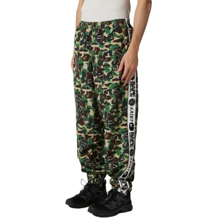 Bape X SAINT Mxxxxxx Abc Camo Track Pants-5