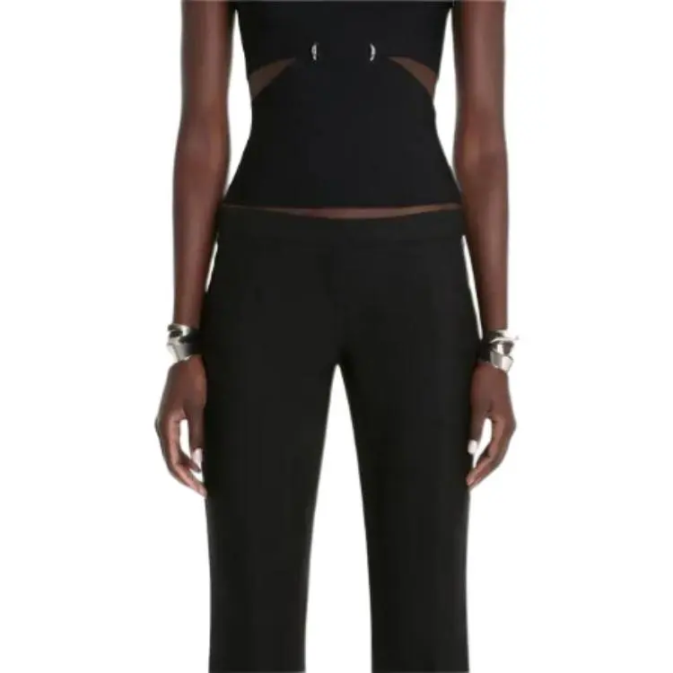 Alexander McQueen Cut Out Off Shoulder Stretch Top-3