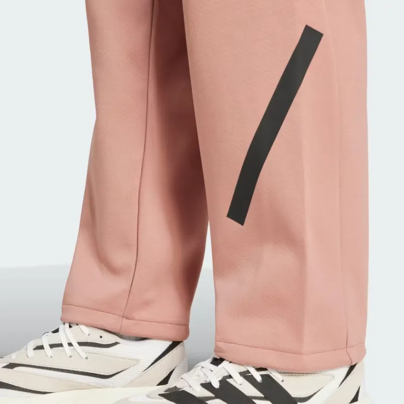 Adidas SportswearZ.N.E. FW24 Open-Hem Joggers Knitted Sports Pants Men's Pink-4