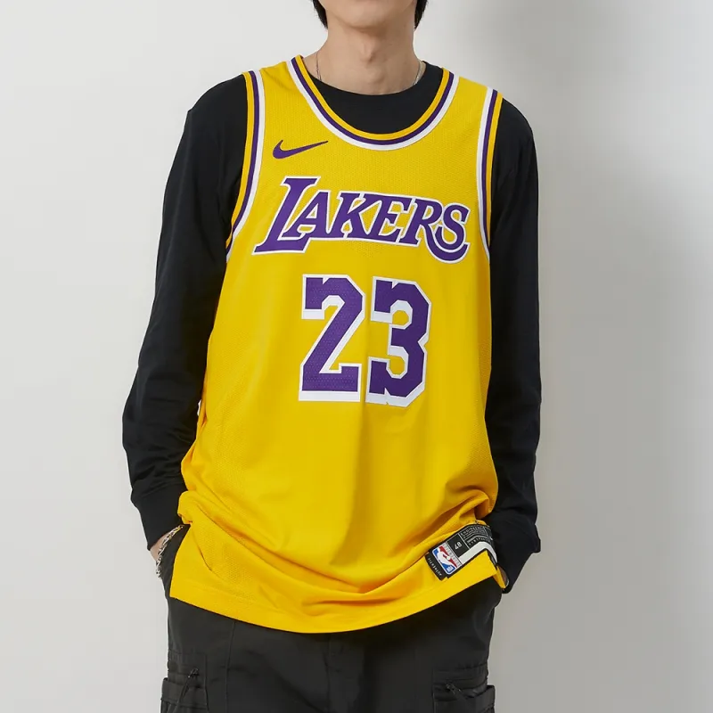 Nike Nba Los Angeles Lakers Icon Edition 2022/23 Dri Fit Adv Authentic Jersey-2