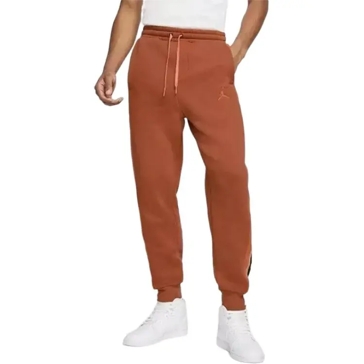 Nike Knitted Sports Pants Men's Orange-1
