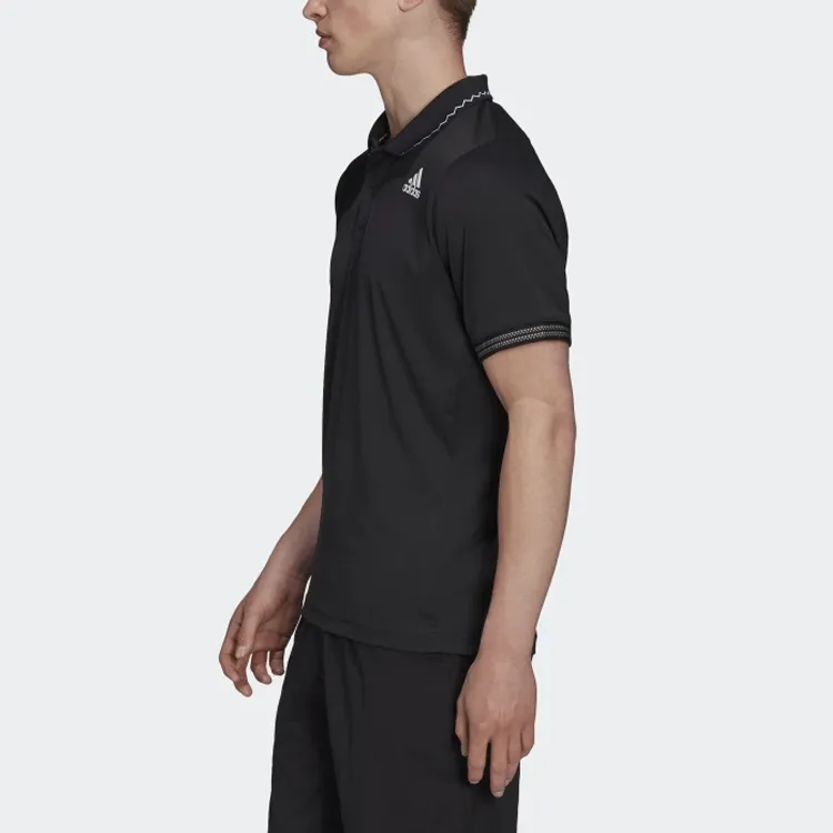 Adidas Polo Shirts Men Black-4