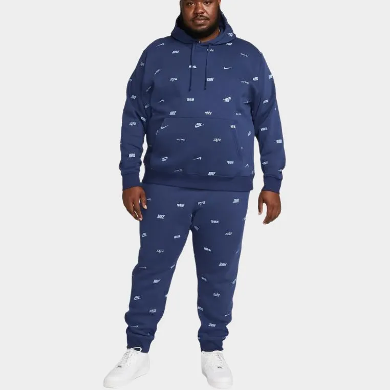 Nike Sweatshirts Men Marine Blue-4
