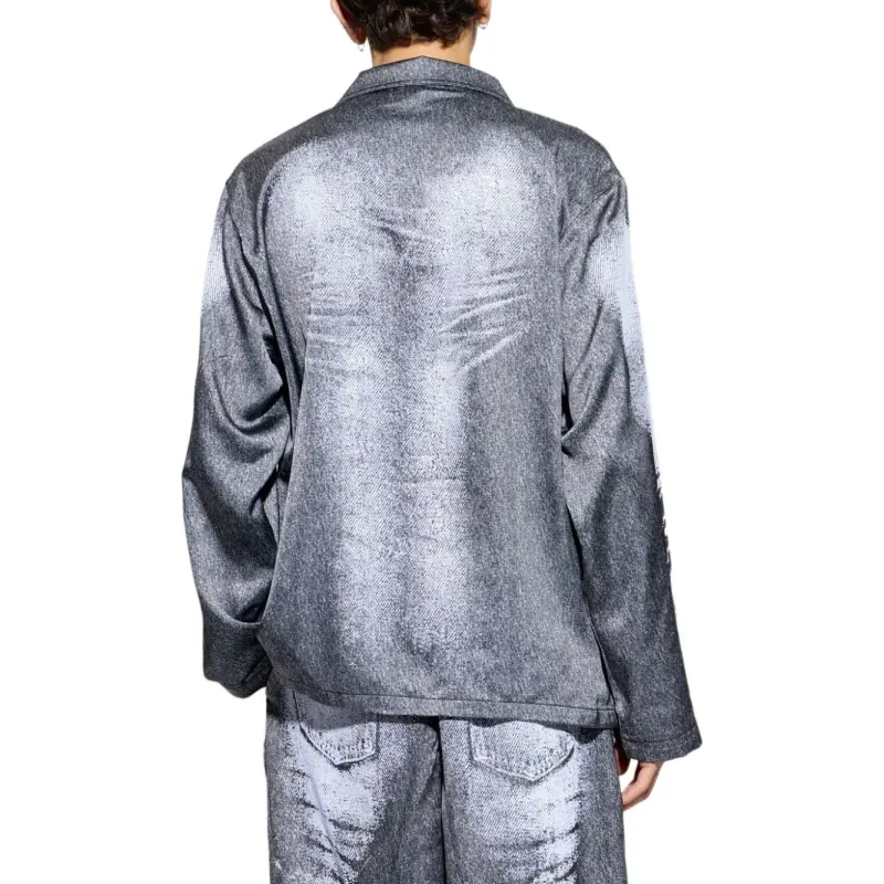 DIESEL X Savage X Fenty Trompe Denim Sleep Shirt-3