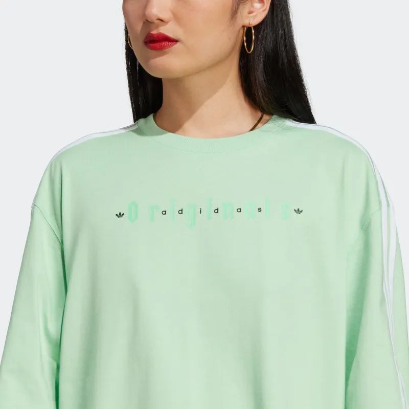 Adidas Originals T Shirts Women's Honor Mint Green-5
