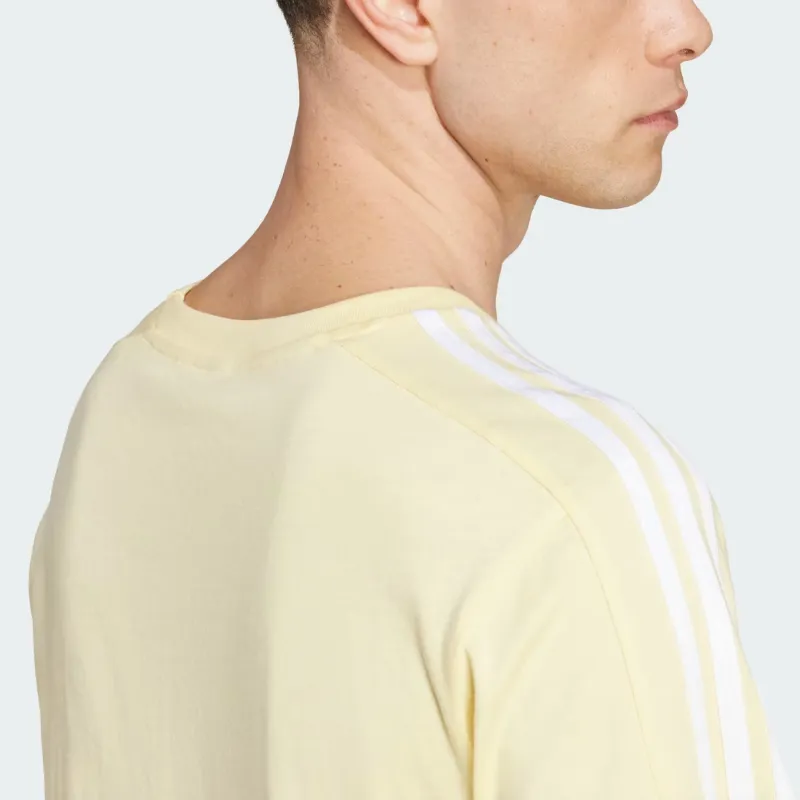 Adidas Essentials Single Jersey 3 Stripes T Shirt-4