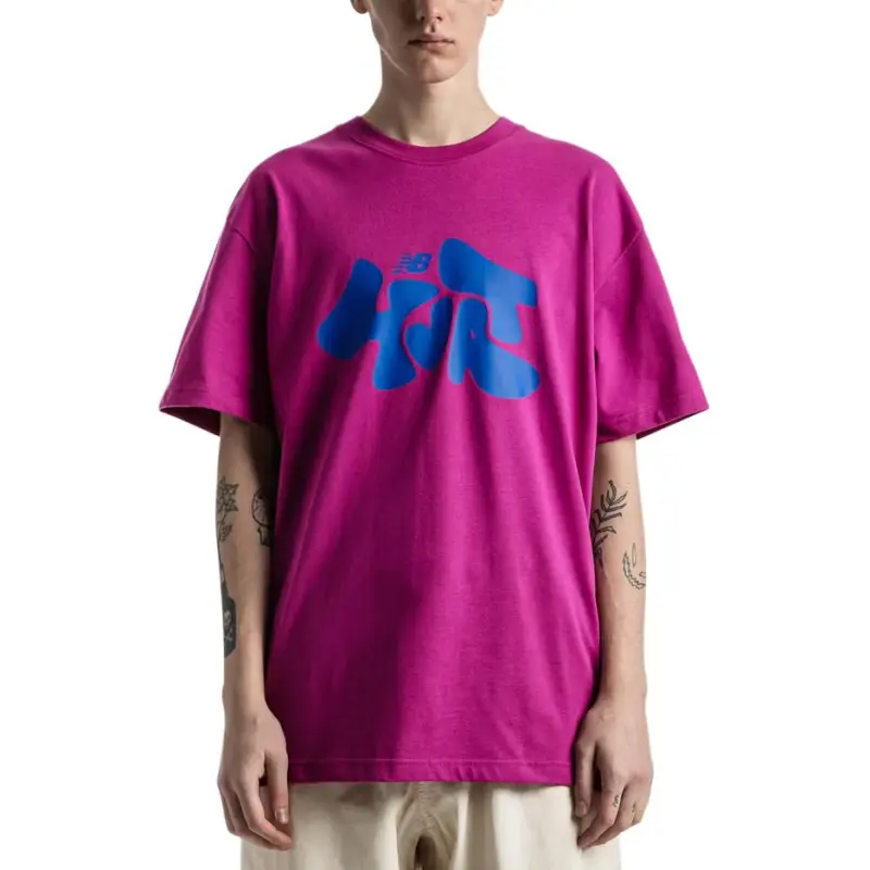 New Balance X Salehe Yurt Logo T shirt-3