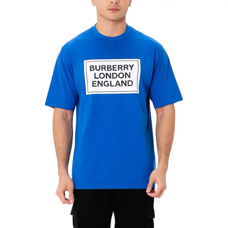 Burberry Ellison Logo Print T shirt-3