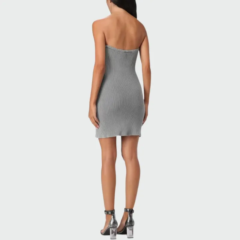 DIESEL FW24 Sleeveless Dress Women's Gray-3