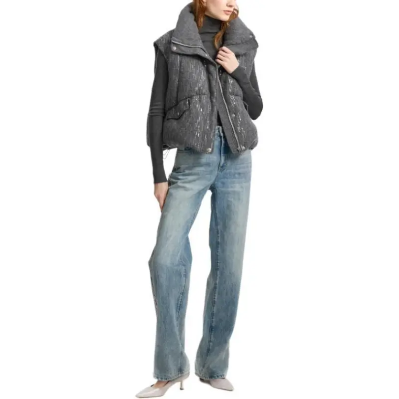Bebe Down Jackets Women's Gray-2