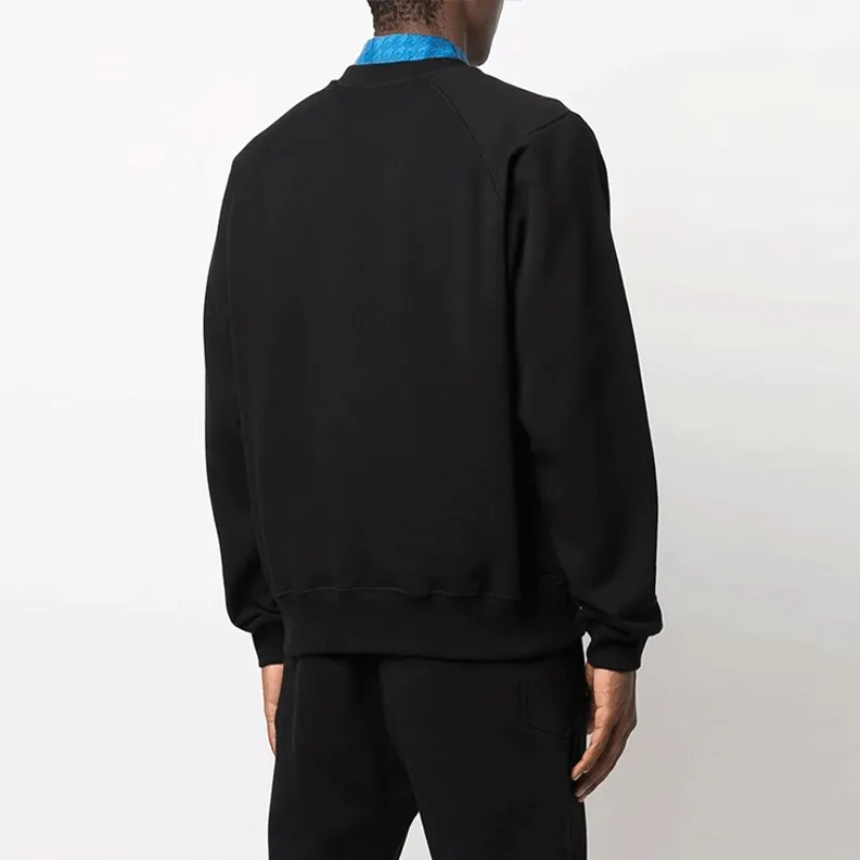 VERSACE Sweatshirts Men Black-2