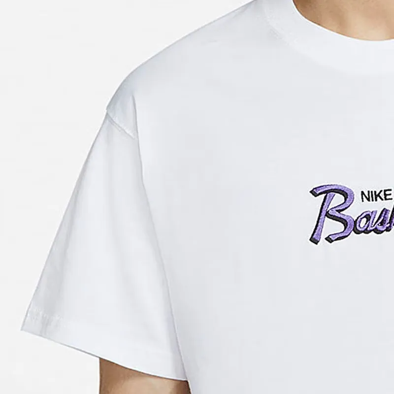 Nike T Shirts Men White-3